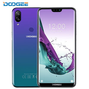 New DOOGEE N10 mobile Phone 16.0MP Front Camera 3360mAh Android 8.1 4GLTE Octa-Core 3GB RAM 32GB ROM 5.84inch FHD+ 19:9 Display